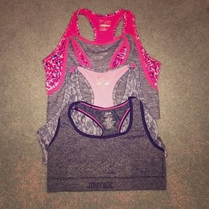 Bundle of 4 Kids L Sports Bras